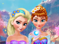 Játék Anna and Elsa Makeover