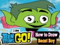 Játék How to Draw Beast Boy