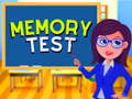 Játék Memory Test