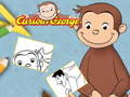 Játék Curious George Coloring Book