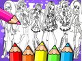 Játék Monster High Coloring Book