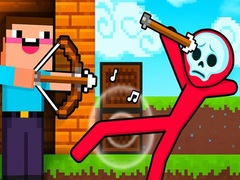 Játék Noob Archer vs Stickman Zombie