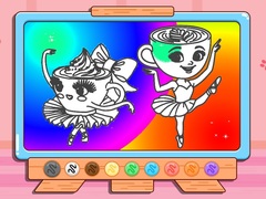 Játék Coloring Book: Ballerina Cappuccin