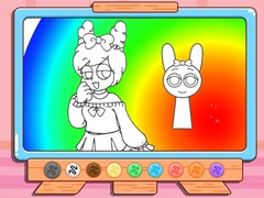 Játék Coloring Book: Pinki Sprunki Makeover