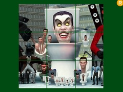 Játék Skibidi Toilet Sliding Puzzle